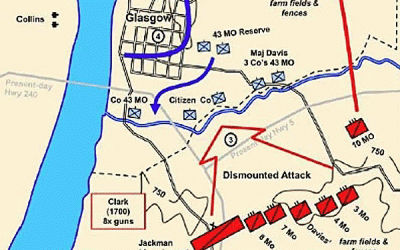 Civil War: Daviess County Infantry at Battle of Glasgow 1864