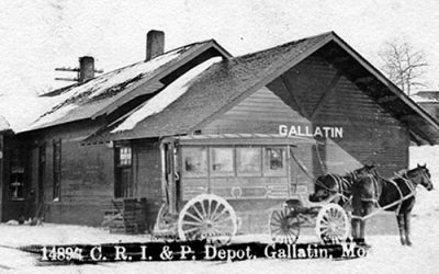 Railroads: Rock Island Links Jamesport, Gallatin, Altamont, Winston, MO