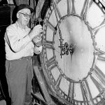 1909: Antique Seth Thomas Clock Atop Daviess County Courthouse