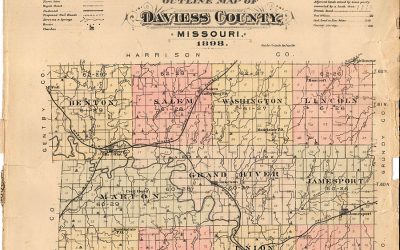 1898: Plat Map of Daviess County, MO