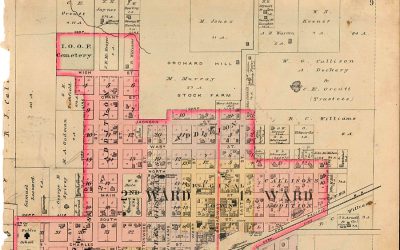 1898: Plat Map of Jamesport, MO
