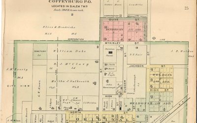1898 Plat Map of Salem-Coffeyburg in Daviess County, MO