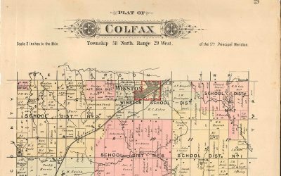 1898: Plat Map of Salem-Colfax Townships in Daviess County