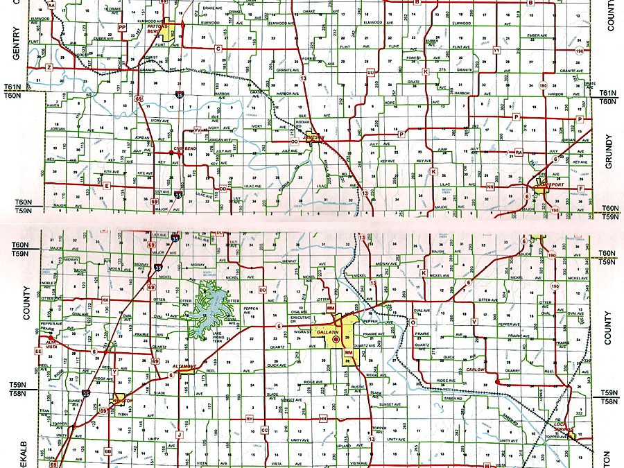 2015: Map of Daviess County, MO