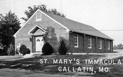 1960 (circa): Mary Immaculate Catholic Church in Gallatin, MO