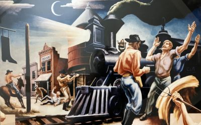 1881 Rock Island Train Robbery, Murder at Winston, MO