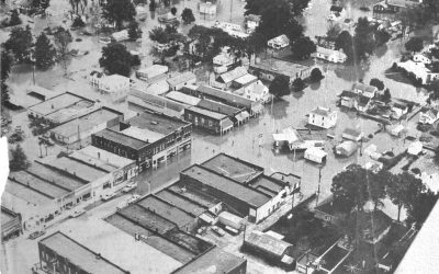 1973: Flood Waterlogs Pattonsburg, MO, Again