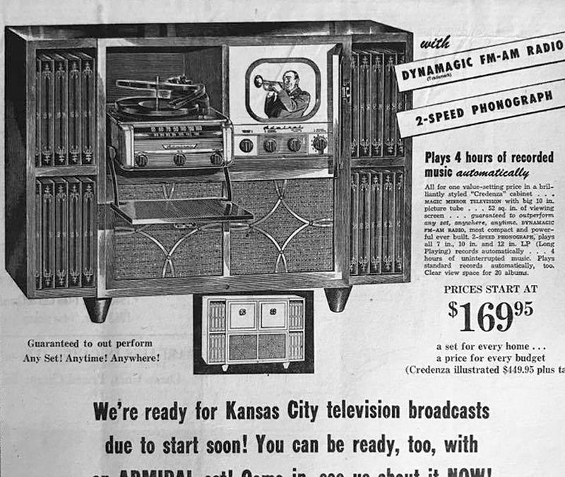 Galpin Auto Supply Offers First TV Set in Gallatin, MO
