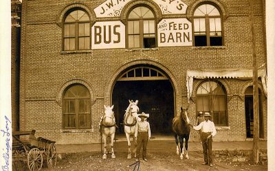 McClaskey Bus and Feed Barn on North Main Street