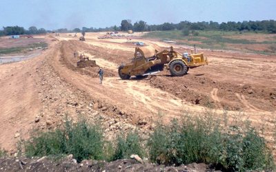Lake Viking Under Construction in 1967