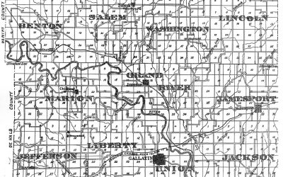 1876 Plat Map of Daviess County, MO