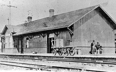 Burlington Railroad Depot at Kidder, MO