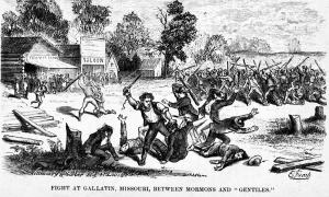 Knockdown at Gallatin, 1838