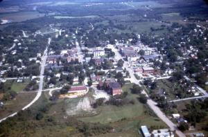 Aerial View of Gallatin, MO 1961