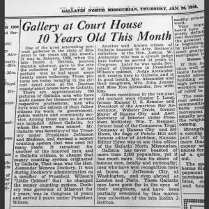 Courthouse - 1936 History (account of photo gallery)