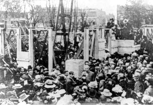 Laying the cornerstone of the Daviess County Courthouse 1906