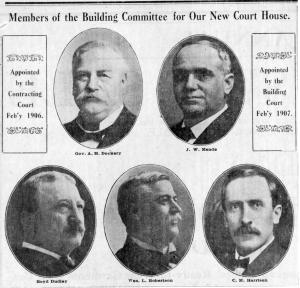 Daviess County Courthouse Committee 1907