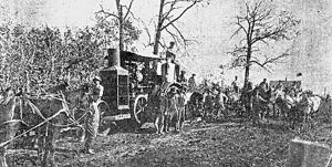 Road Work at Andy Smith Hill in Daviess County, MO 1913