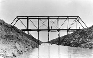 Grand River Rechanneled for Flood Control