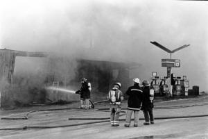 Fire Demolishes Barlow amp; Sons Oil Company