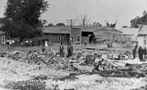 Fire Devestates Lock Springs, MO 1909