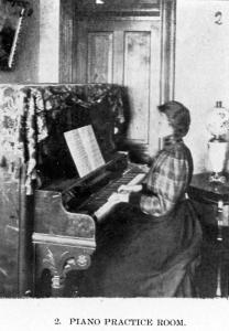 Piano Practice in the Ladies Dormitory
