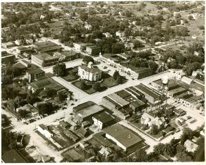 An Aerial View of Gallatin, MO (circa 1950)