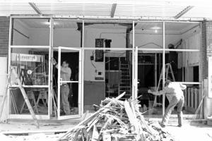 Remodeling Courter Theater in Gallatin, MO 1967