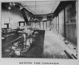 Behind the Bank Tellers' Counter