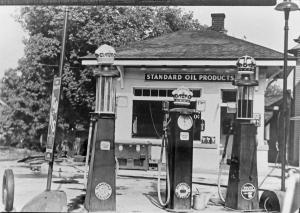 Corner Filling Stations a Common Sight