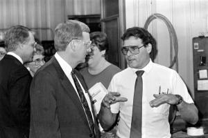 Gov. Carnahan Tours Landmark Manufacturing of Gallatin, MO 1993