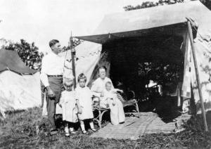 Hockensmith Family Tent at Chautauqua 1918