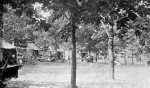 Chautauqua Tents at Dockery Park in Gallatin, MO