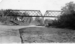 Rock Island Train Railroad at Gallatin, MO