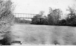 Rock Island Bridge Across the Grand River at Gallatin, MO