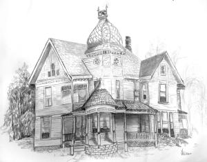 Knight Home in Artist's Sketch