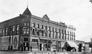 Towsend Block, Arbelia Opera House of Gallatin, MO 1912