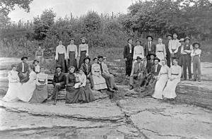 Gathering at Benham Falls