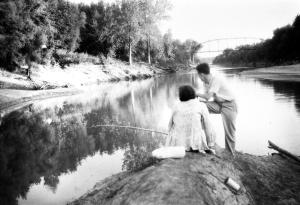 Fishing on the Grand River