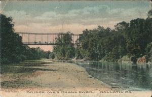 Grand River Bridge at Gallatin, MO 1909