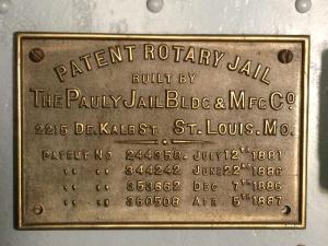 Pauly Jail Plaque