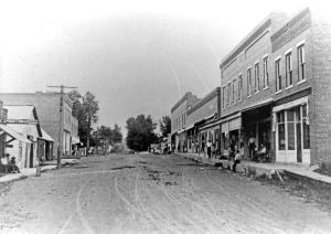 Lock Springs Main Street 1909