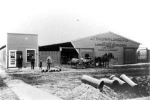 J.F. Brown Lumber Company at Lock Springs, MO