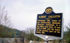 Albert Gallatin sign