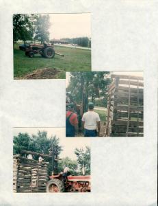 Pioneer Log Cabin at Lions Club Park in Gallatin, MO 2001