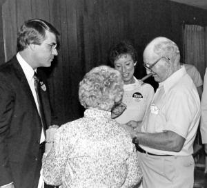 Tate's Campaign Announcement Event 1986