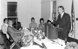 Tate's Campaign Announcement Event 1986