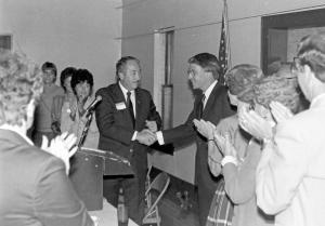 Tate's Campaign Announcement Event 1986