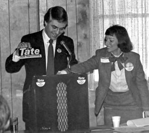 Tate's Campaign Announcement Event 1986