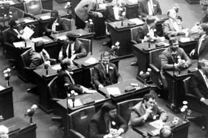Phil Tate Seated in Missouri House Chambers 1987